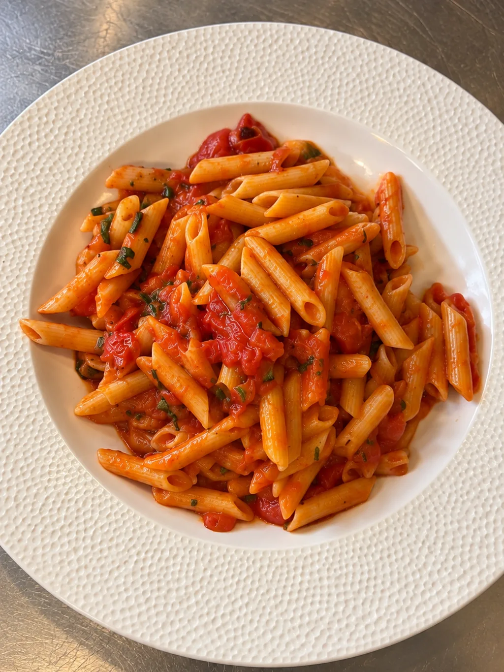 Penne mit Tomatensauce